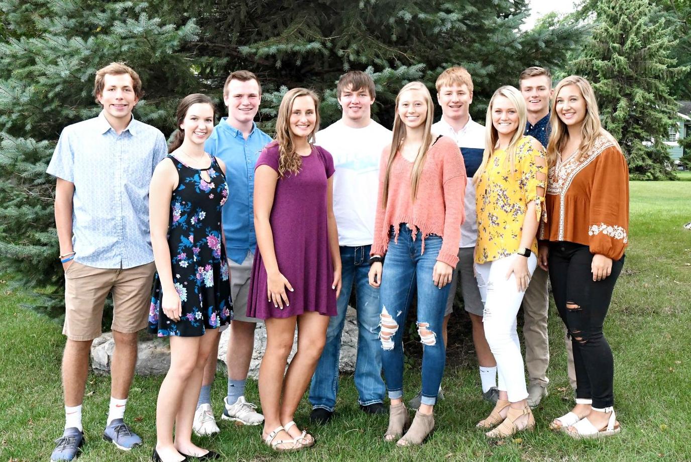 2019 homecoming court Sioux Center